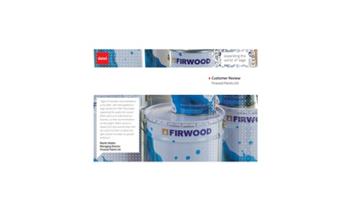 Ampliar el mundo de Sage Customer Review Firwood Paints Ltd