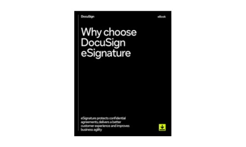 Por qué elegir docusign esignature