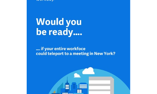 ¿Estarías listo ... si toda tu fuerza laboral pudiera teletransportarse a una reunión en Nueva York?